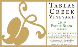 Tablas Creek Vineyard Esprit de Tablas Blanc