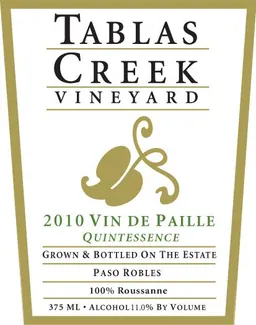Vin de Paille Quintessence Roussanne