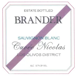 The Brander Vineyard Cuvee Nicolas