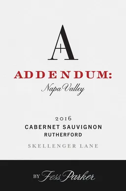 Addendum by Fess Parker Addendum Skellenger Lane Cabernet Sauvignon
