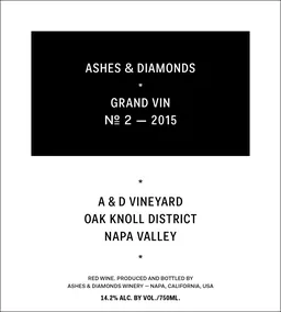 Ashes & Diamonds Oak Knoll Grand Vin