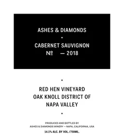 Ashes & Diamonds Red Hen Vineyard Cabernet Sauvignon