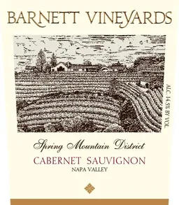 Barnett Vineyards Spring Mountain Cabernet Sauvignon