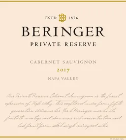 Beringer Vineyards Private Reserve Cabernet Sauvignon