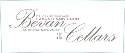 Bevan Cellars Beckstoffer Dr. Crane Vineyard Cabernet Sauvignon
