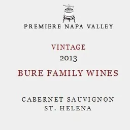 Bure Family Wines Napa Valley Cabernet Sauvignon