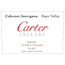 Carter Cellars Cabernet Sauvignon Beckstoffer To Kalon The O G