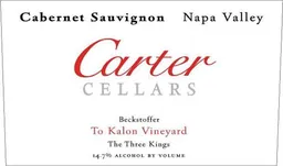 Carter Cellars Cabernet Sauvignon Beckstoffer To Kalon The Three Kings