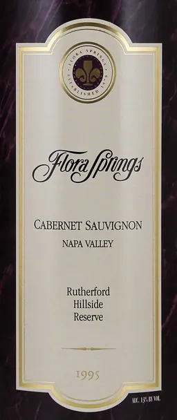 Rutherford Hillside Reserve Cabernet Sauvignon