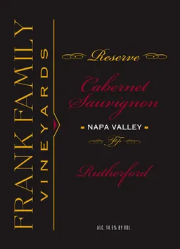 Frank Family Vineyards Reserve Cabernet Sauvignon