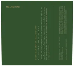 Grace Family Reliquus Cabernet Sauvignon