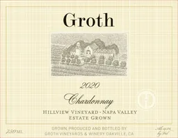 Groth Vineyards & Winery Hillview Vineyard Chardonnay