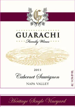 Guarachi Family Wines Beckstoffer Las Piedras Heritage Single Vineyard Cabernet Sauvignon