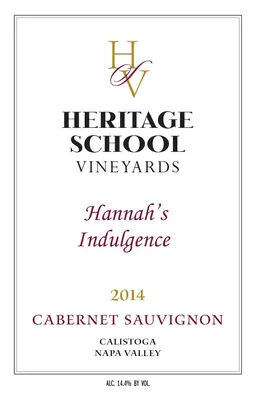 Hanna's Indulgence Cabernet Sauvignon