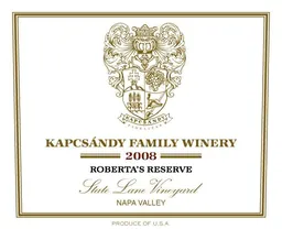 State Lane Vineyard Roberta's Reserve