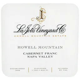 Howell Mountain Cabernet Franc