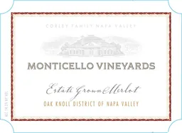 Monticello Estate Merlot