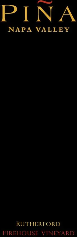 Pina Napa Valley Firehouse Vineyard Rutherford Cabernet Sauvignon