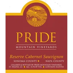 Pride Mountain Vineyards Reserve Cabernet Sauvignon