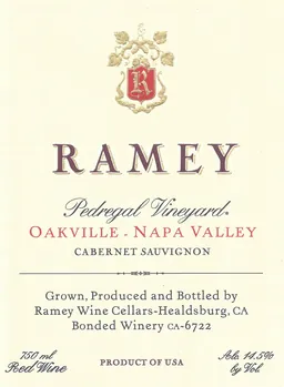 Pedregal Vineyard Cabernet Sauvignon