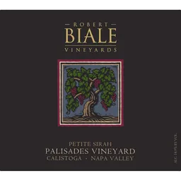 Robert Biale Vineyards Palisades Vineyard Petite Sirah