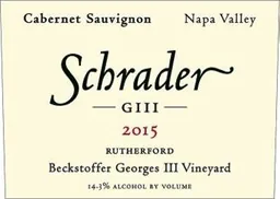 Beckstoffer George III Vineyard GIII Cabernet Sauvignon