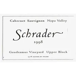 Upper Block Gaudeamus Vineyard Cabernet Sauvignon