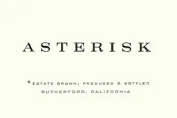 Asterisk Proprietary Red Blend
