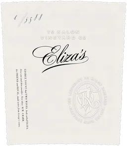 To Kalon Vineyard Co Eliza's Red Blend