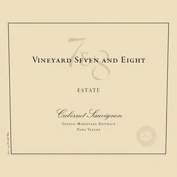 Vineyard 7 and 8 Estate Cabernet Sauvignon