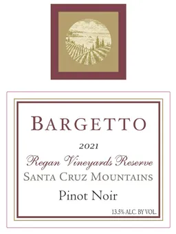 Bargetto Regan Vineyard Reserve Pinot Noir