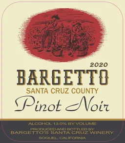 Bargetto Santa Cruz Mountains Retro Pinot Noir