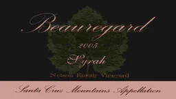 Beauregard Vineyards Nelson Family Vineyard Syrah