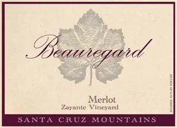 Beauregard Vineyards Zayante Merlot