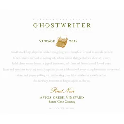 Aptos Creek Vineyard Pinot Noir