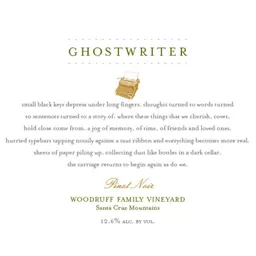 Woodruff Family Vineyard Pinot Noir