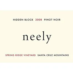 Spring Ridge Vineyard Hidden Block Pinot Noir