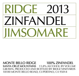 Jimsomare Vineyard Zinfandel