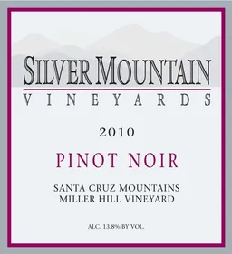 Silver Mountain Miller Hill Vineyard Pinot Noir