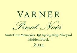 Hidden Block Spring Ridge Vineyard Pinot Noir