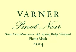 Spring Ridge Vineyard Picnic Block Pinot Noir