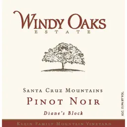 Diane's Block Estate Pinot Noir