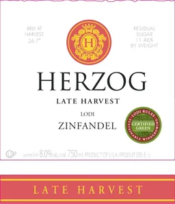 Baron Herzog Late Harvest Zinfandel