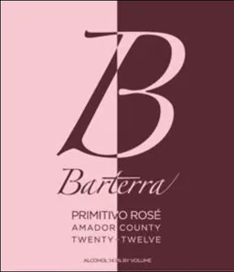 Barterra Winery Primativo Rose