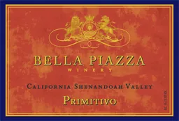 Bella Piazza Winery Primitivo