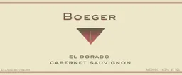 Boeger Winery El Dorado Cabernet Sauvignon