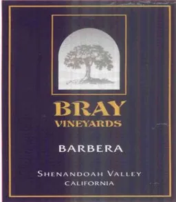 Bray Vineyards Barbera