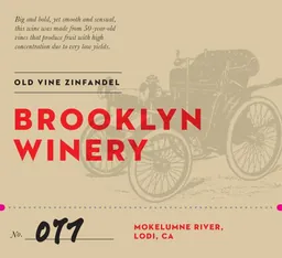 Brooklyn Winery Old Vine Zinfandel
