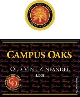 Campus Oaks Old Vine Lodi Zinfandel