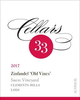 Cellars 33 Old Vine Zinfandel